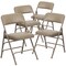Emma and Oliver 4 Pack Home & Office Portable Party Events Padded Metal Folding Chair